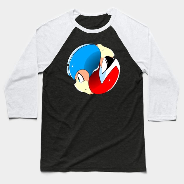 Mega Yin Yang Baseball T-Shirt by CoinboxTees